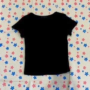 dark green gina short sleeve top brandy melville